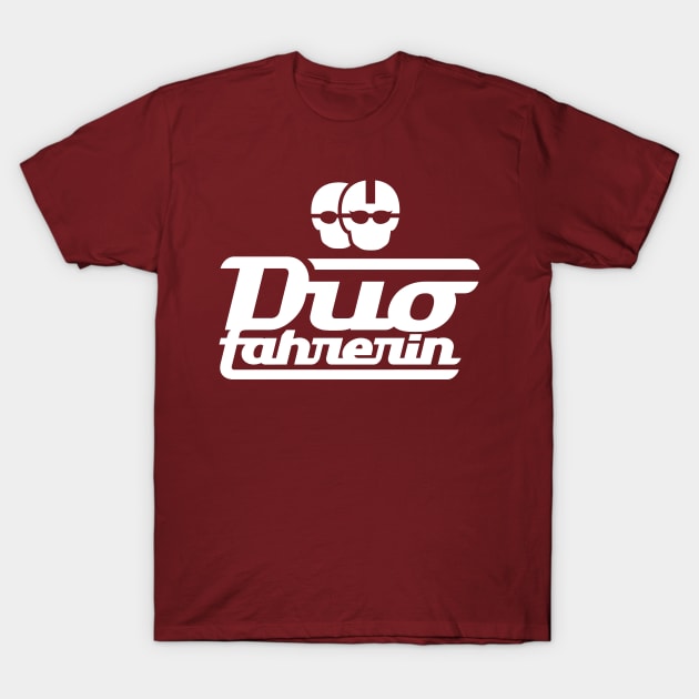 Duo driver Logo v.2 (white) T-Shirt by GetThatCar